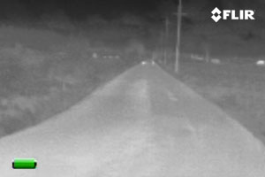 FLIR Scout TS24 Thermal Night Vision Monocular at 250 Yards Distance