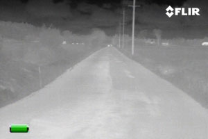 FLIR Scout TS32 Pro Thermal Night Vision Monocular at 500 Yards Distance