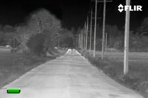 FLIR Scout TS32r Thermal Night Vision Monocular at 750 Yards Distance