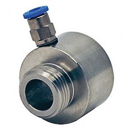 Raytek XXXCMACAPM Metric Stainless Steel Air Purge Collar for Raytek CM Series-