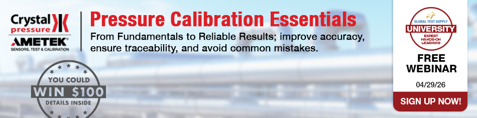 Pressure Calibration Essentials Webinar