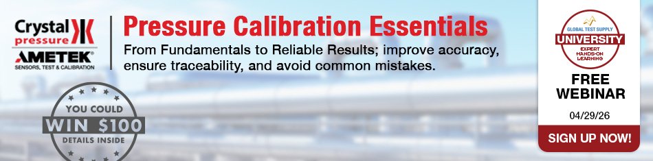 Pressure Calibration Essentials Webinar