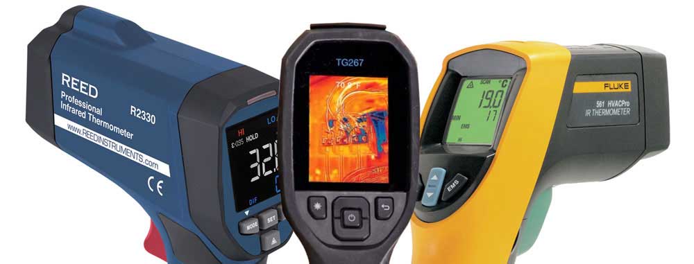 Infrared thermometers that could determine body temperature